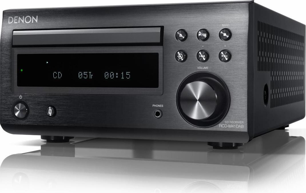 Denon D-M41DAB Micro Hi-Fi Systeem, Zwart, DAB+, DAB en FM Tuner