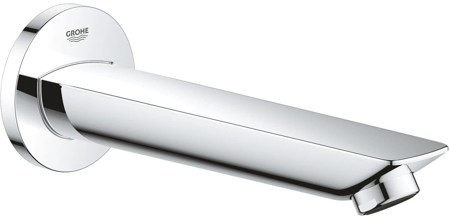 Baduitloop voor wandmontage in chroom met sprayfunctie - 171 mm