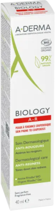 A-DERMA Biology A-R Cuidado Dermatológico Antivermelhidão 40ml