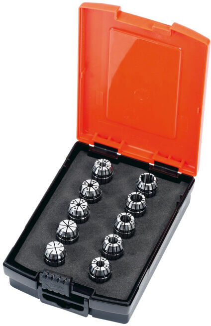 HOLEX Jeu de 10 pinces de serrage ER 1−10 mm Avec joint (309164)