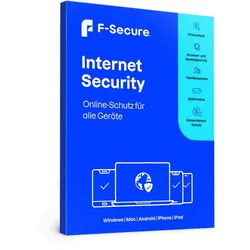 F-Secure Internet Security 2026, 1 Gerät - 1 Jahr, Download, Blitzversand