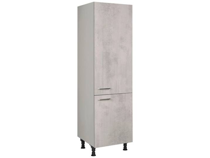 Nobilia Geräteumbauschrank Riva, Hellgrau, nur wie online abgebildet bestellbar, 60x216.6x58 cm, Blauer Engel, Pefc, Goldenes M, Made in Germany, DGM-Klimapakt, Küchen, Küchenmöbel, Küchenschränke, Geräteumbauschränke