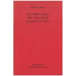 Kaup:De prophetia ignota - Eine frühe S, Fachbücher von Matthias Kaup