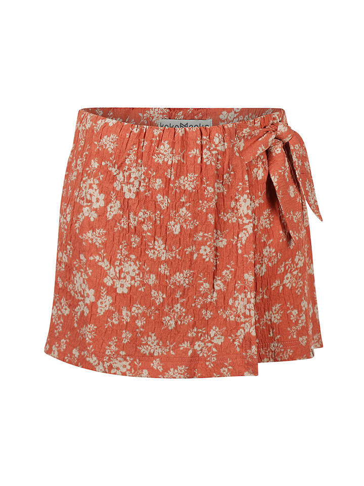 Koko Noko Shorts in Orange/ Creme - 134