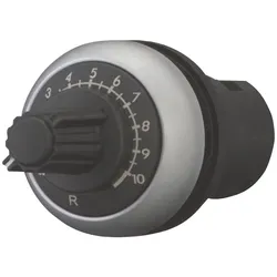 Eaton 229494 Potentiometer, klassisch, M22, 22.5 mm, R 470 kΩ, P 0.5 W, Frontring Titan M22-R470K