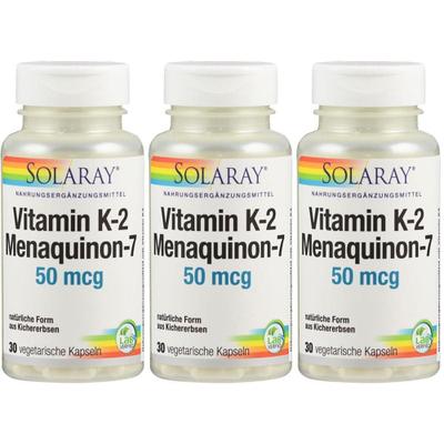Vitamin K2 Menaquinon-7 50 µg Solaray Kapseln x3 3x30 St