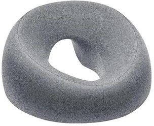 Uplifted Trends Ergonomic Face Down Pillow Memory Foam Prone Pillow For Massage Therapy And Comfortable Face Down Rest gray
