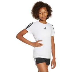 adidas Training Essentials 3-Streifen T-Shirt Mädchen JJ5032 - white/black 140