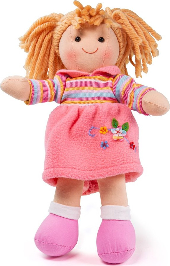 Bigjigs Toys Jenny stoffen pop, 28 cm