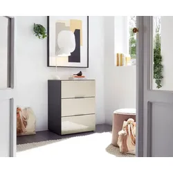 Wiemann Kommode Como Glas Grau