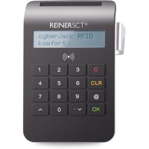 REINERSCT Chipkartenleser cyberJack RFID komfort USB-C, mit USB-C, Sicherheitsklasse 3