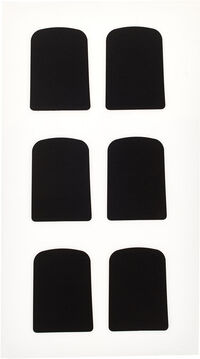 Forestone Mouthpiece Patch Black Small Schwarz