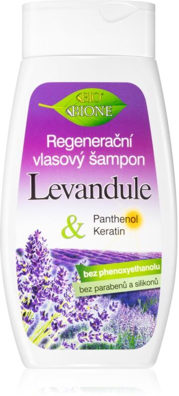 Bione Cosmetics Lavender shampoing régénérant pour tous types de cheveux 260 ml