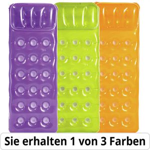 Intex Luftmatratze 18-Pocket Suntanner 175 x 61cm, mit Kopfstütze, farbig sortiert, für 1 Person