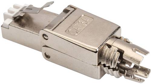 Digitus DN-93634 CAT 6A Feldstecker, RJ45, geschirmt, AWG 22-27, werkzeugfreier Montageanschluss DN-93634 Stecker, gerade Polzahl