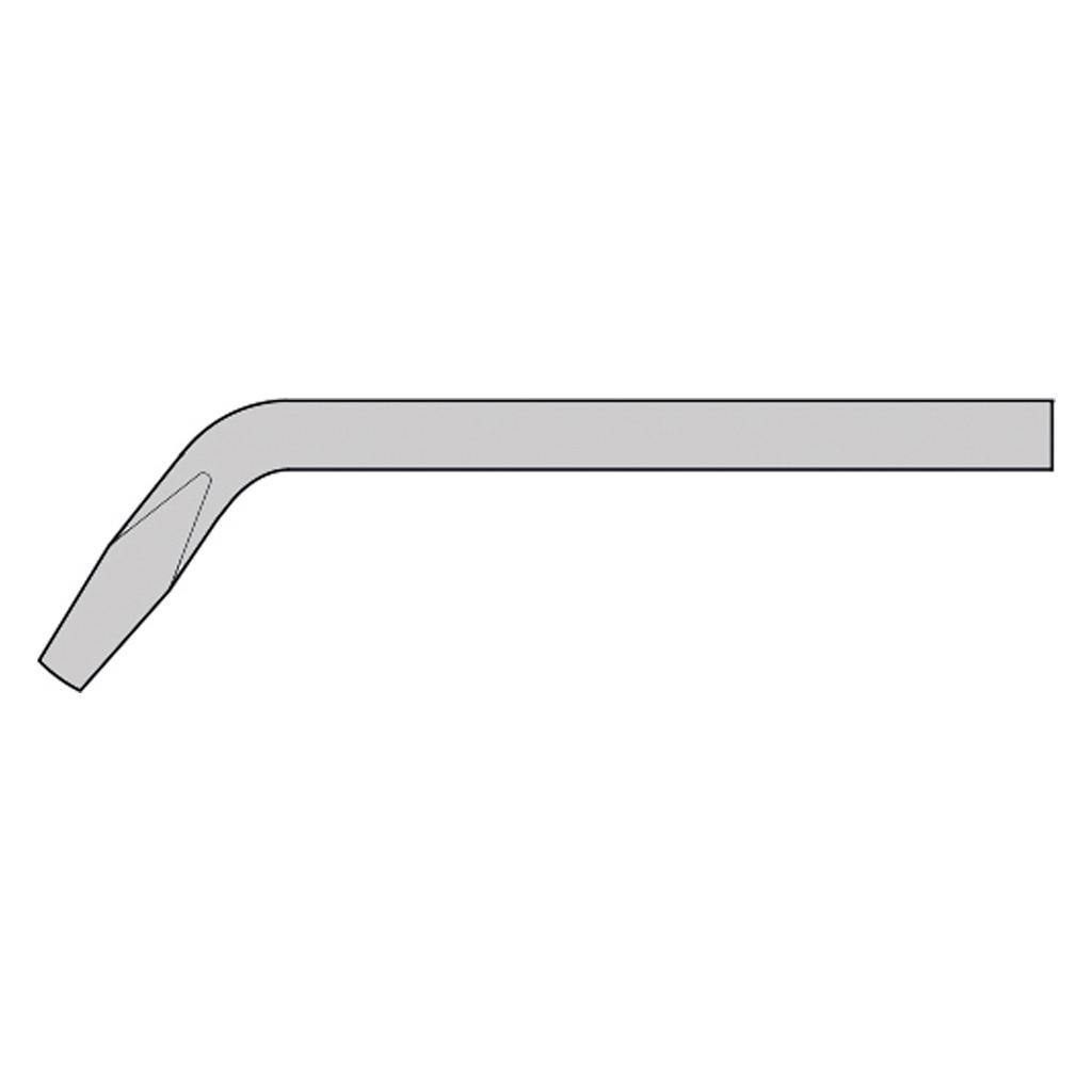 Donau 6 mm LÖTSPITZE - Meisselform gebogen (GS663)