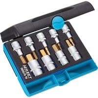 Schraubendreher-Einsatz-Satz 986/9N, 1/2", Steckschlüssel 9-teilig, Innensechskant