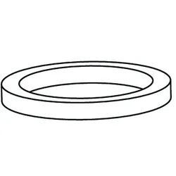 KWC Dichtung D36/32x1, asbestfrei 601139