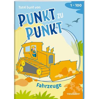 Total bunt von Punkt zu Punkt. Fahrzeuge. Von 1 bis 100, Geheftet von Corina Beurenmeister, Tessloff Verlag Ragnar Tessloff GmbH & Co. KG,