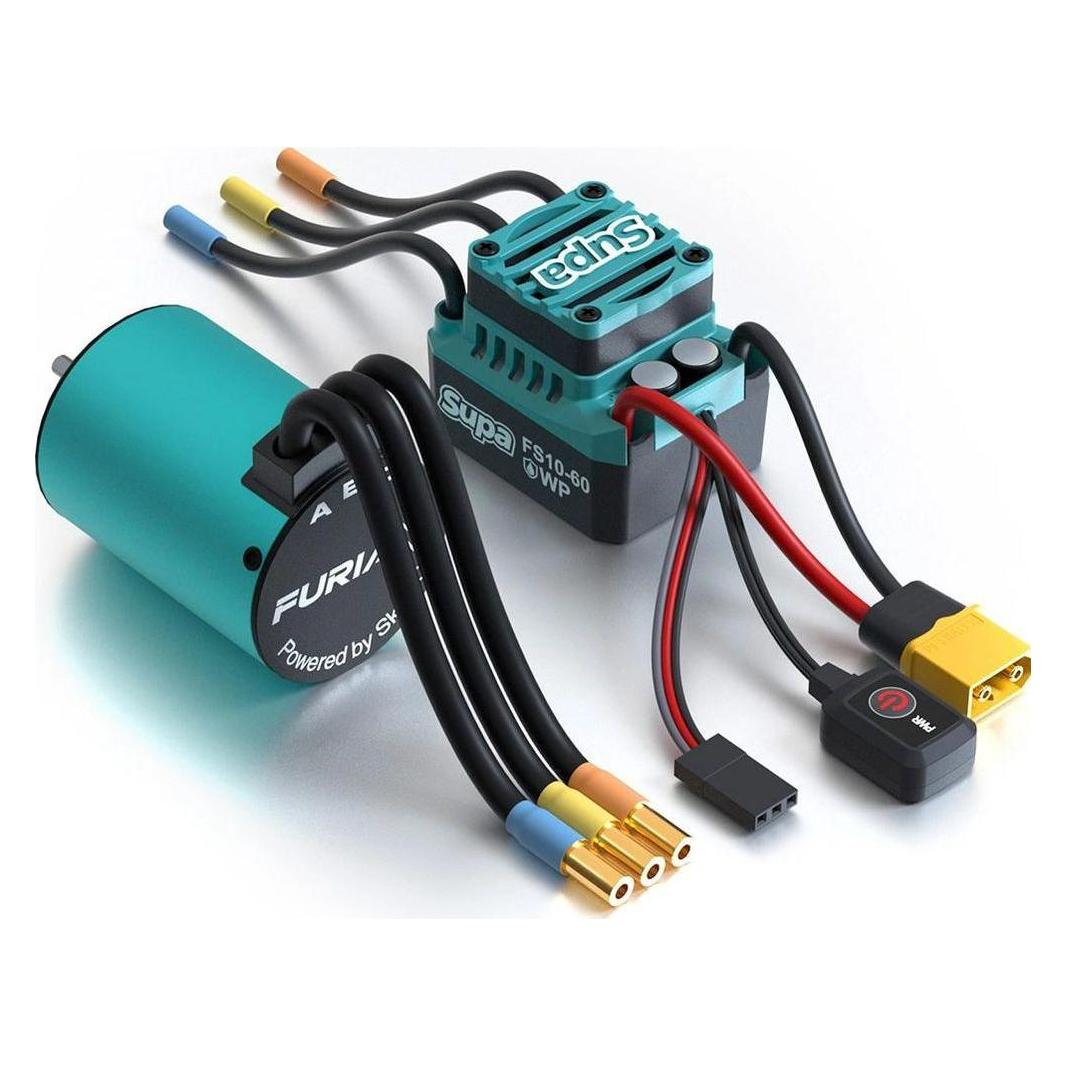 SkyRC Supa Brushless Combo 60A 3100kV für 1/10 (SK300080-02)