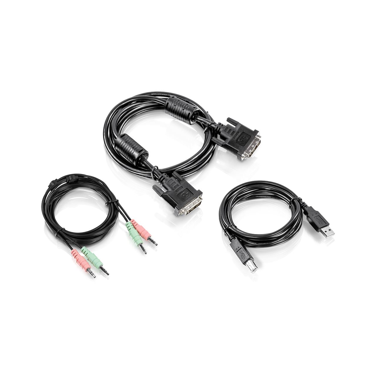 Trendnet Kabelset DVI-I, USB und Audio KVM TK-232DV 1.8m