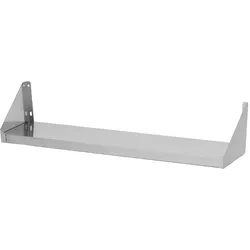 Wimar Gastro Wandregal Wandboard Wandbord aus Edelstahl 1000x300x20 mm 1 Ablage
