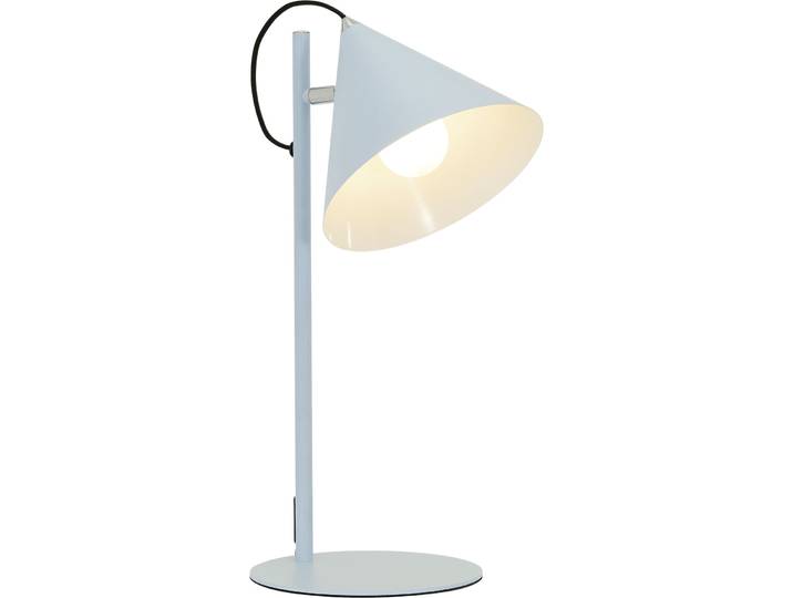 Tischlampe Charly hellblau Metall H 45 cm