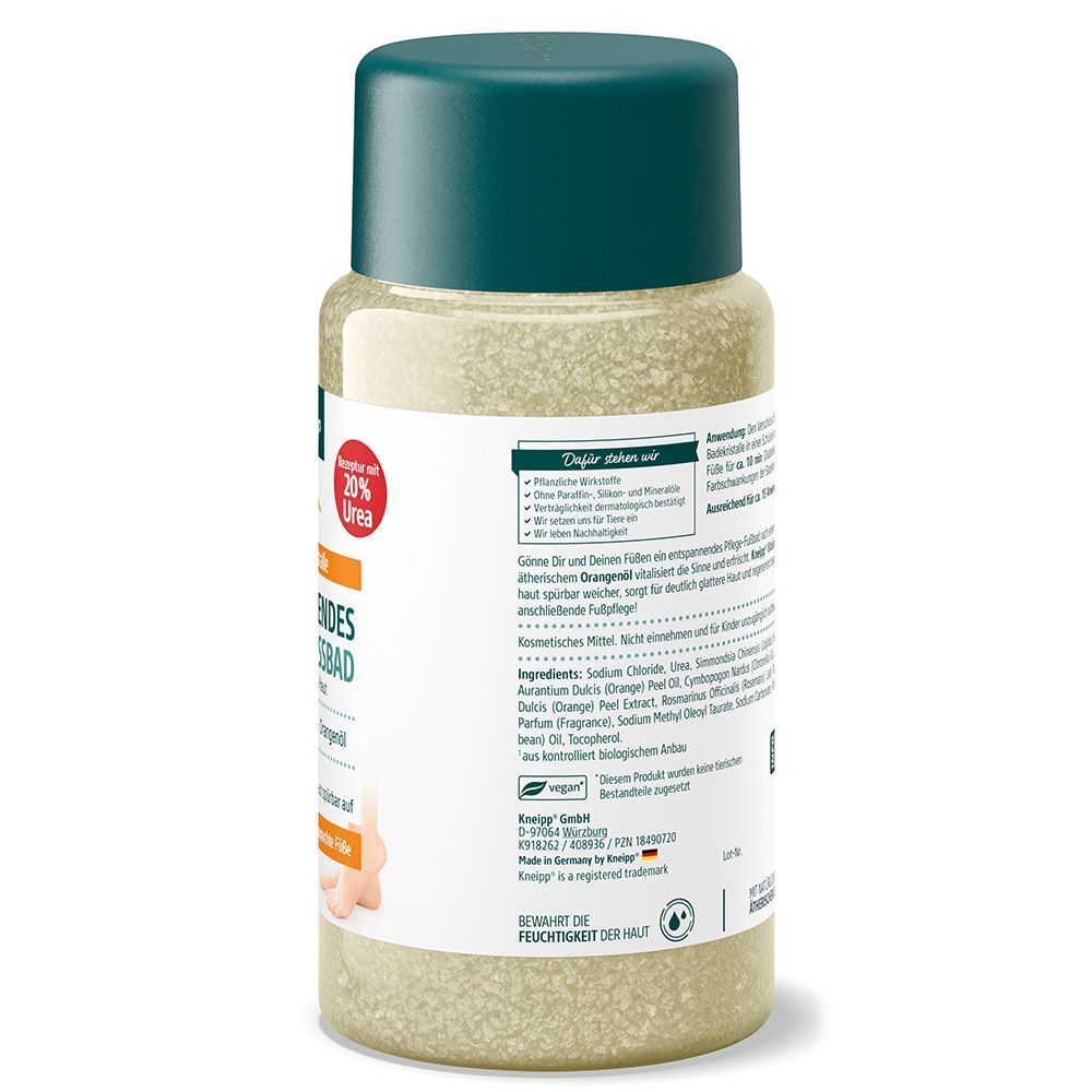 Kneipp Fußbadekristalle vitalisieren.Pflege-Fußbad x2 2x600 g Salz