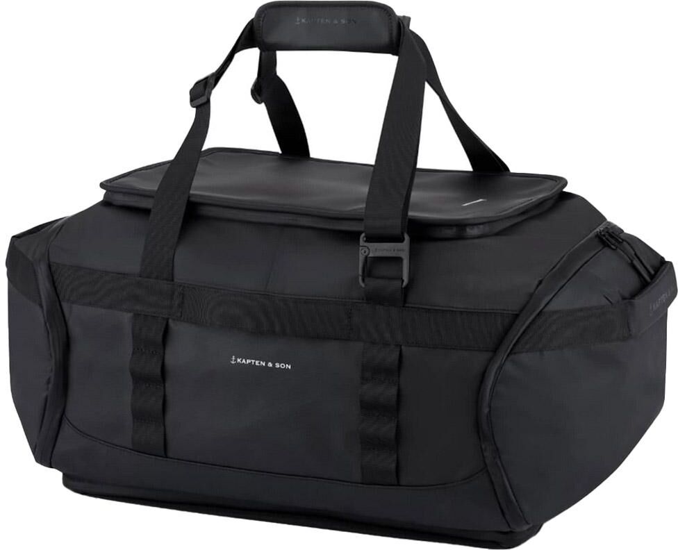 Kapten & Son  - Lisbon Duffle Backpack Medium 50L All Black - Duffel