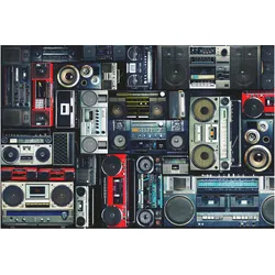 CoverYourDesk, Schreibtisch Accessoire, Schreibtischunterlage Retro-Kassettenrekorder