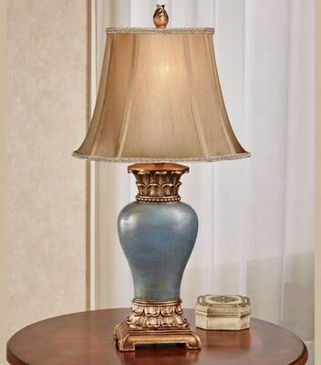 Stylecraft Home Collection Chapelton Table Lamp Blue , Blue