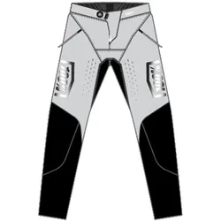 100%, Herren, Velohosen, R-Core X Pants (30, S), Grau