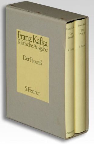Franz Kafka - Der Proceß: Textband / Apparatband. Schriften, Tagebücher, Briefe: 2 Bände. - Preis vom 30.09.2026 09:01:18 h