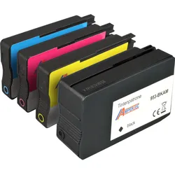 4 Ampertec Tinten ersetzt HP 6ZC69AE 953 Multipack KCMY
