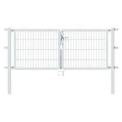 Alberts® Doppeltor Flexo,feuerverzinkt,lichte BxH1000+2000x1800,PF80x80/2500mm 646578