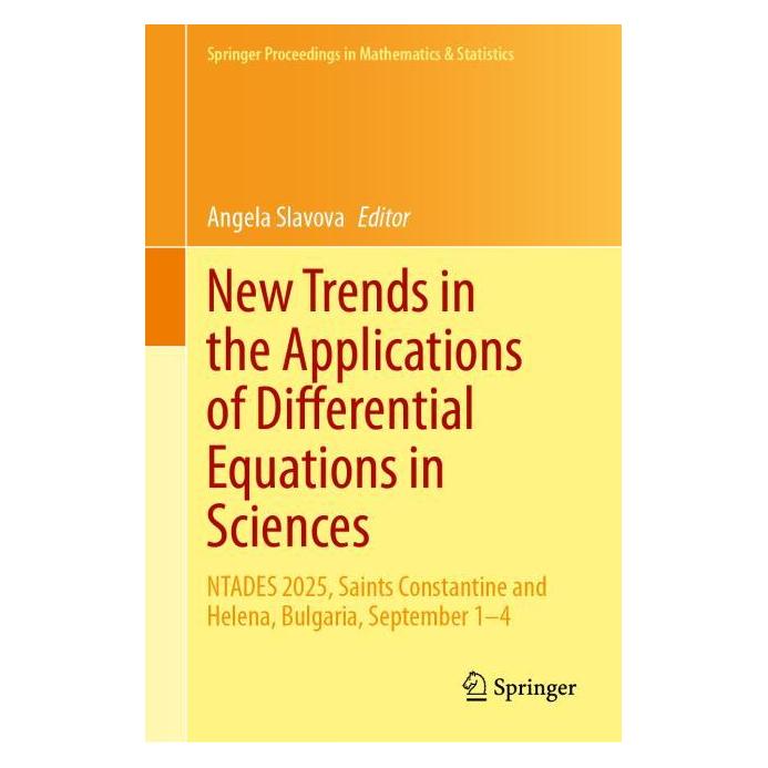 Springer New Trends in the Applications of Differential Equations in Sciences (Englisch, Hardcover, Angela Slavova) (66783429)