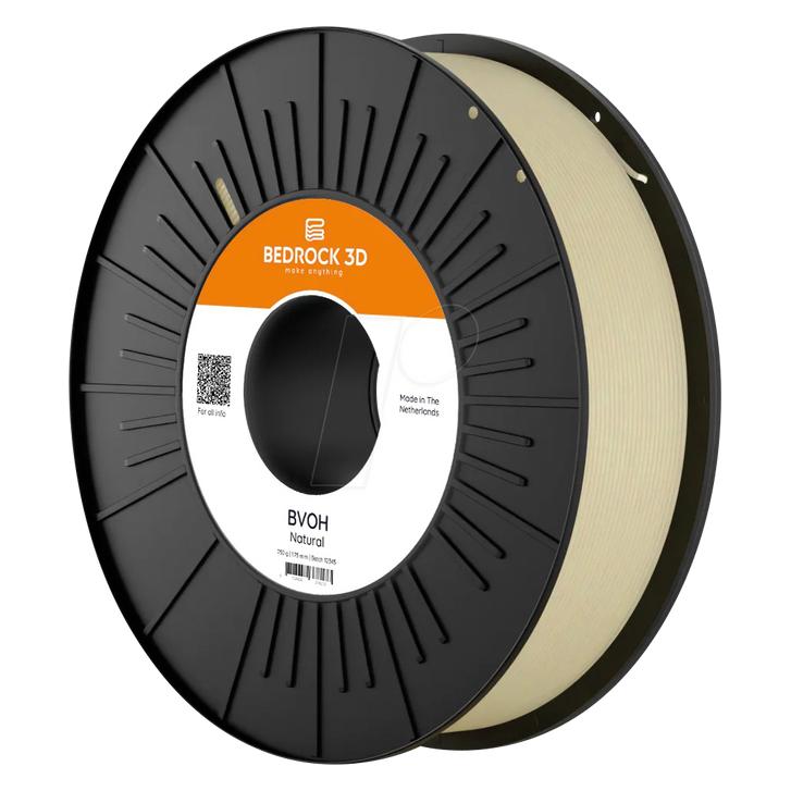 Bedrock 3D BVOH-3021a075 BVOH 1.75 mm 750 g Filament BVOH 1.75 mm 750 g Natur (BVOH, 750 g, 1.75 mm) (BVOH-3021a075)