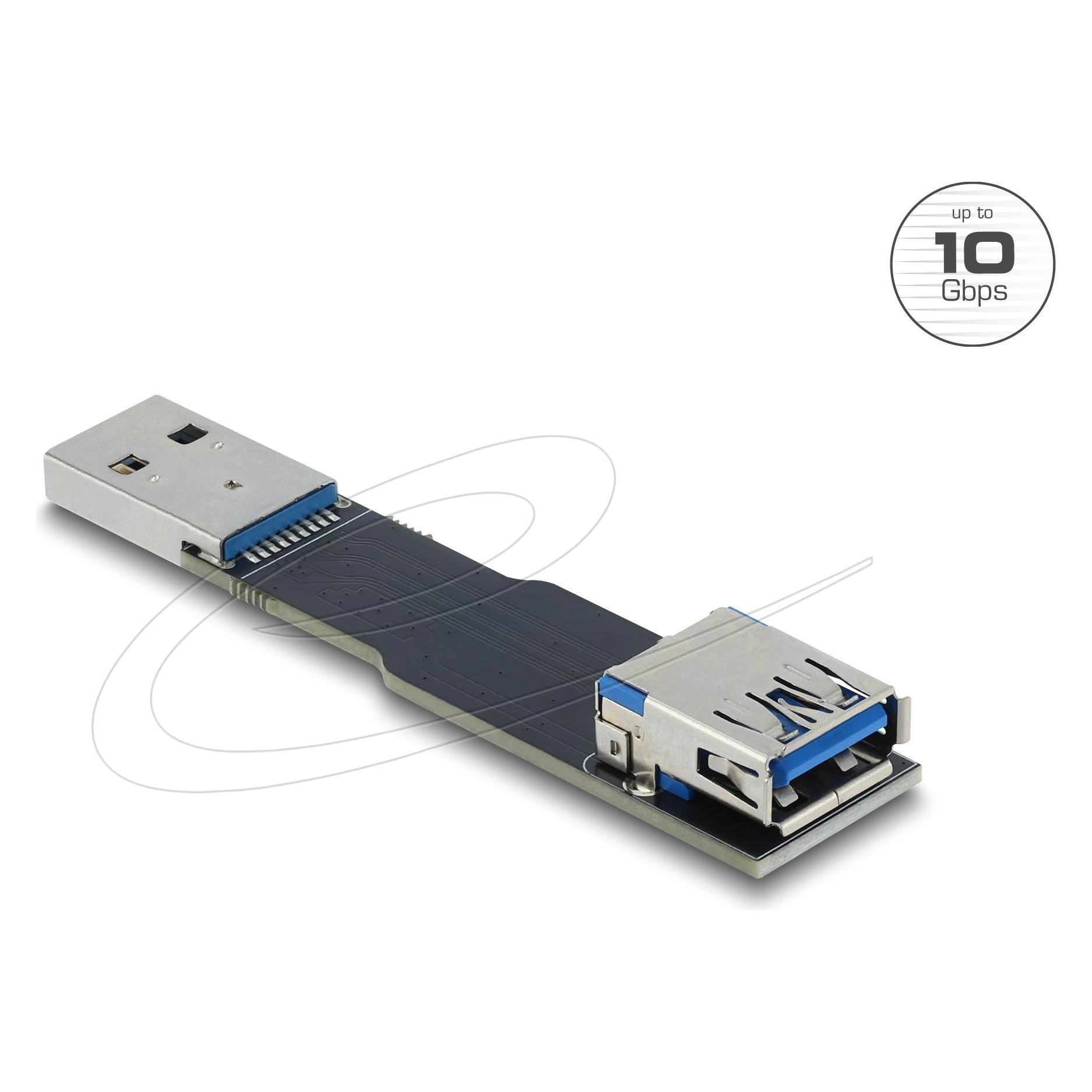 Delock USB 10 Gbps Adapter USB Typ-A Buchse zu Stecker gerade (418074)