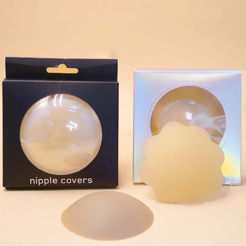 INF Cache-tétons en silicone en forme de fleur - Ultra-fins, invisibles et réutilisables