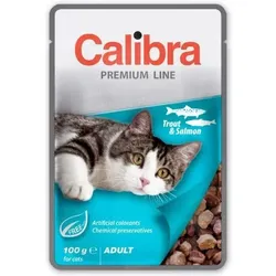 CALIBRA Cat Premium Adult Forelle und Lachs 100g