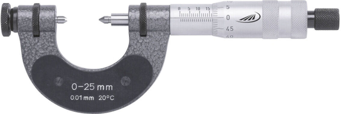 Helios-Preisser Gewindeflanken-Messschraube 0,01mm 25 - 50 mm (0870302)