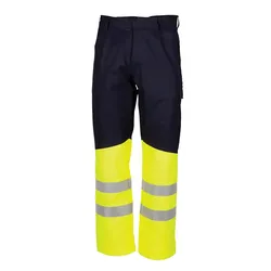 Multinorm Bundhose "80008" marine/gelb - 46 - gelb