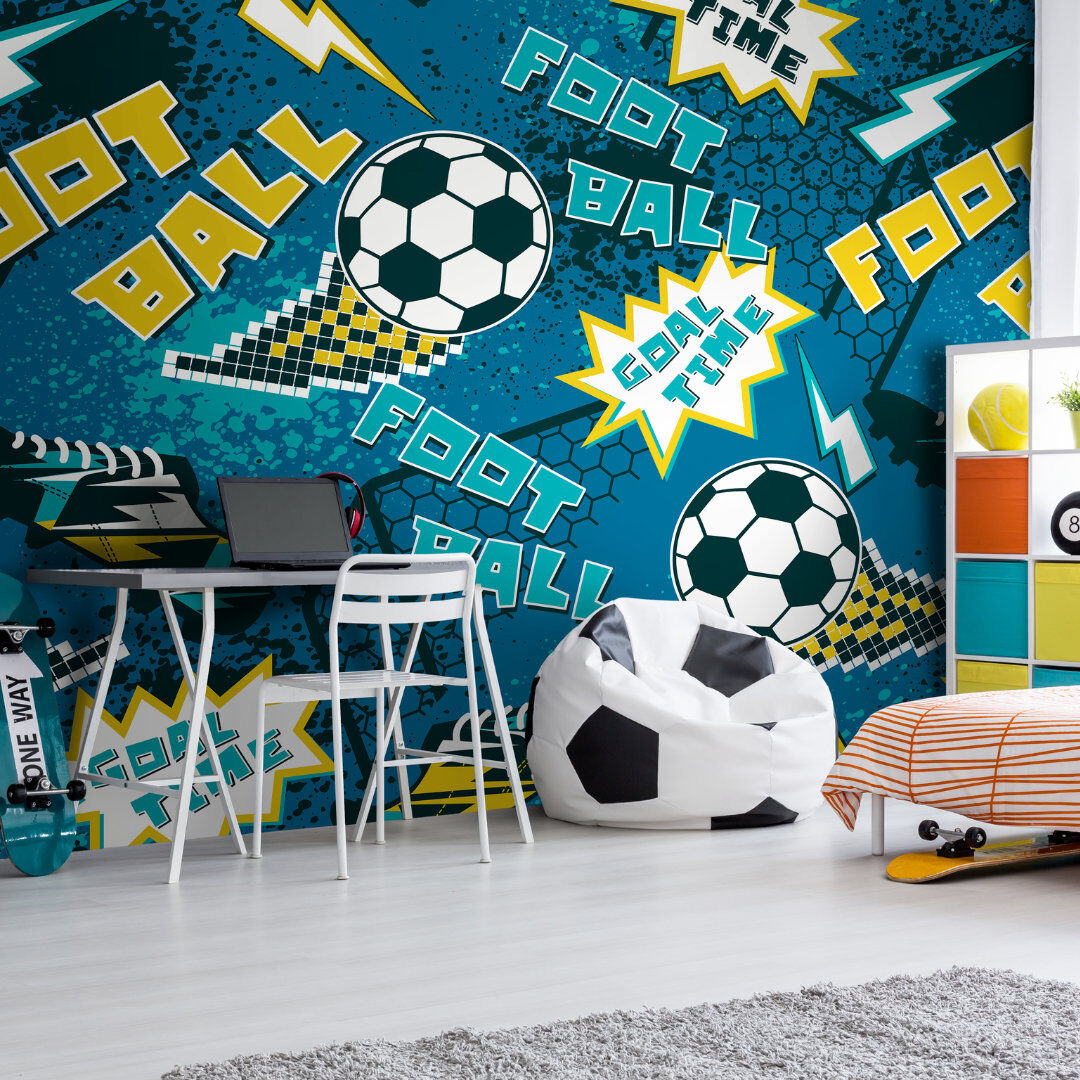 ClassicLiving Amot Matte Wall Mural Teal 240cm L x 300cm W