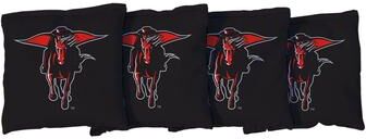Skip's Garage Texas Tech Red Raiders Black Cornhole Bags