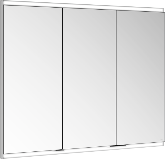 Keuco Royal Modular 2.0 Spiegelschrank 800310100000300 1000 x 700 x 120 mm, 1 Steckdose, 1 Doppel-USB-Ladestelle, Wandeinbau, 3-türig
