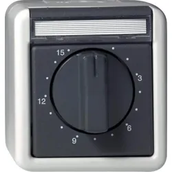 Gira Zeitschalter grau 15Min., AP-WG 032030