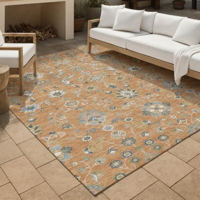 Addison Rugs Machine Washable Indoor/ Outdoor Traditional Basalt Chantille Rug