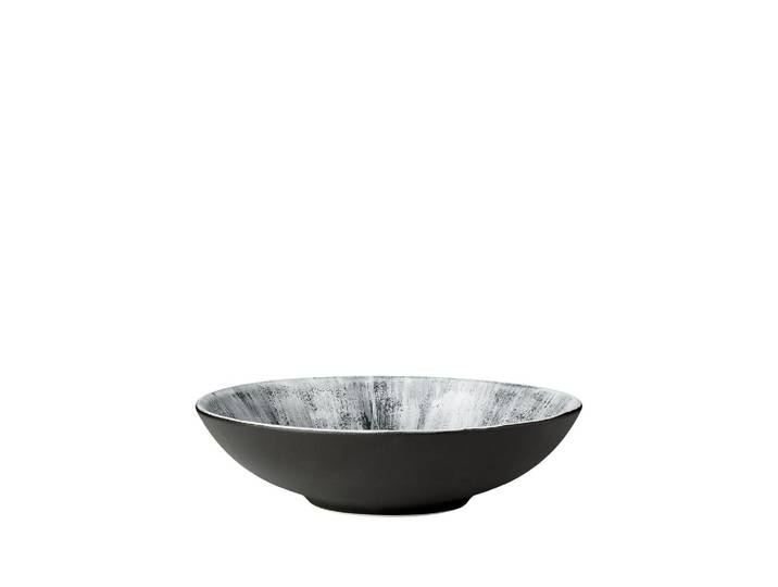 Dessertschale Lunasol Gaya Atelier Space Komet , schwarz, H:5,5cm Ø:21,5cm, Porzellan, Schüsseln, Dessertschale, Spülmaschinenfest
