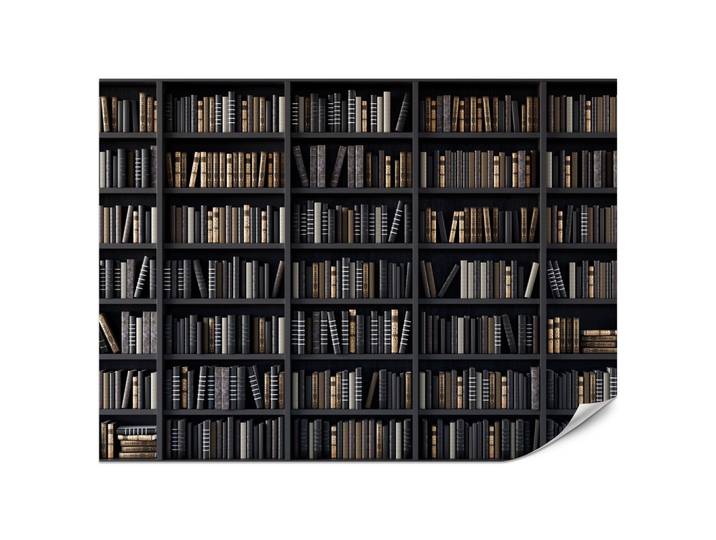 FOTOTAPETE für Büro Bücherregale Bibliothek Literatur 200x140