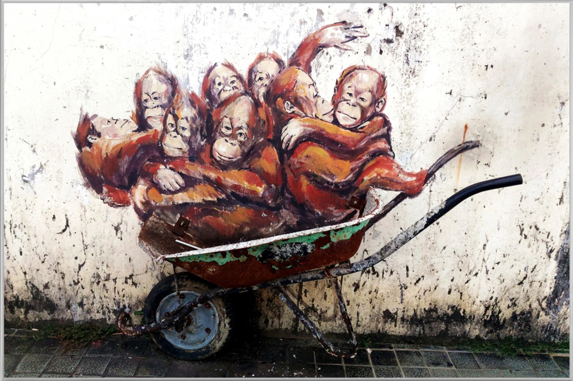 image LAND Street Art mit Orang-Utans